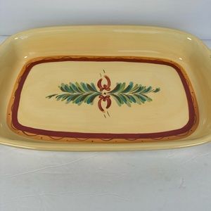 Southern Living At Home Gail Pittman Hand Painted Sienna Casserole
